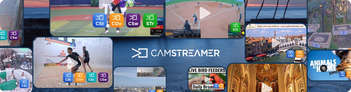 Case studies about livestreamind, camera cloud and integrations