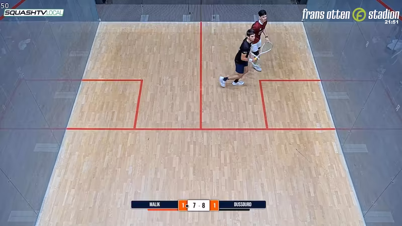 Squash Tournament Eredivisie 2024 play view