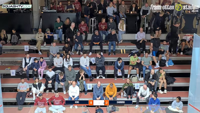 Squash Tournament Eredivisie 2024 Tribune view