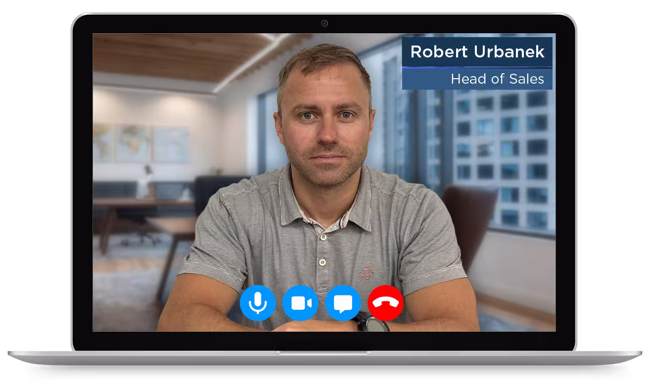 Connect directly with Robert Urbanek, CamStreamer Head of Sales